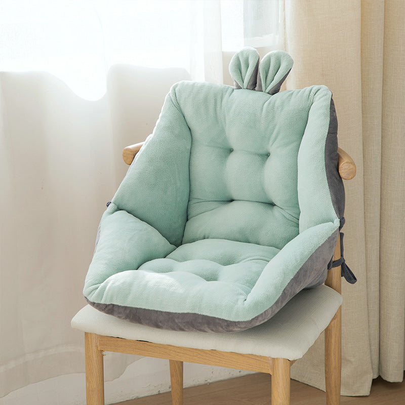 Ergonomic Seat Cushion with Integrated Backrest Support