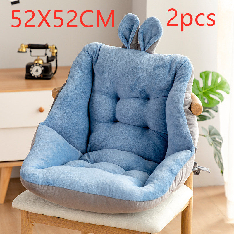 Ergonomic Seat Cushion with Integrated Backrest Support