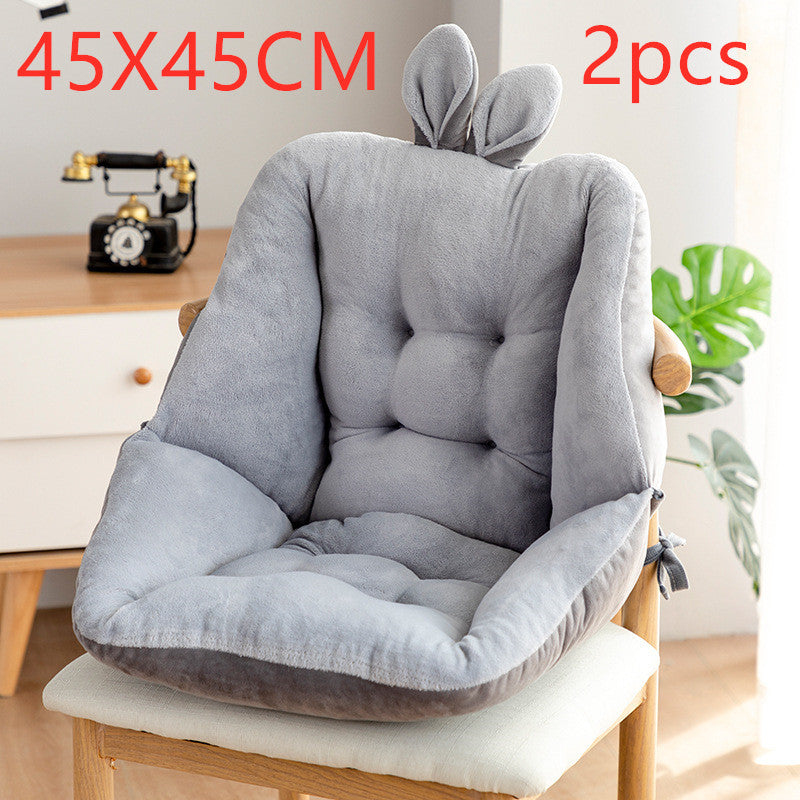 Ergonomic Seat Cushion with Integrated Backrest Support