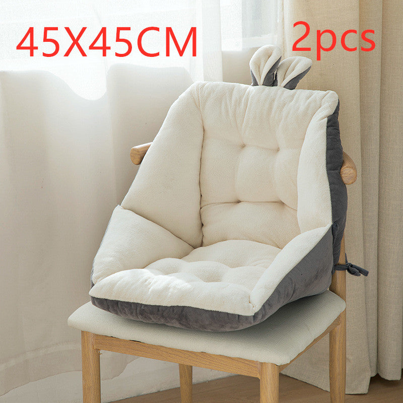 Ergonomic Seat Cushion with Integrated Backrest Support