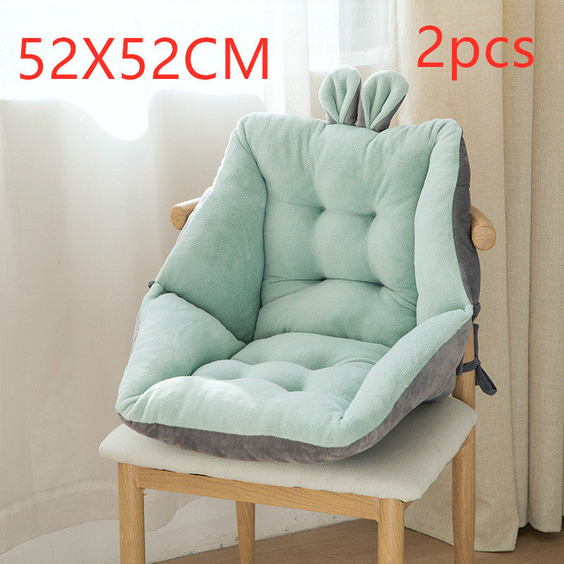Ergonomic Seat Cushion with Integrated Backrest Support