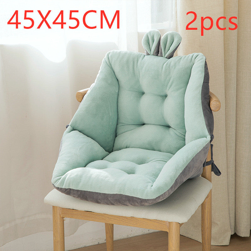 Ergonomic Seat Cushion with Integrated Backrest Support