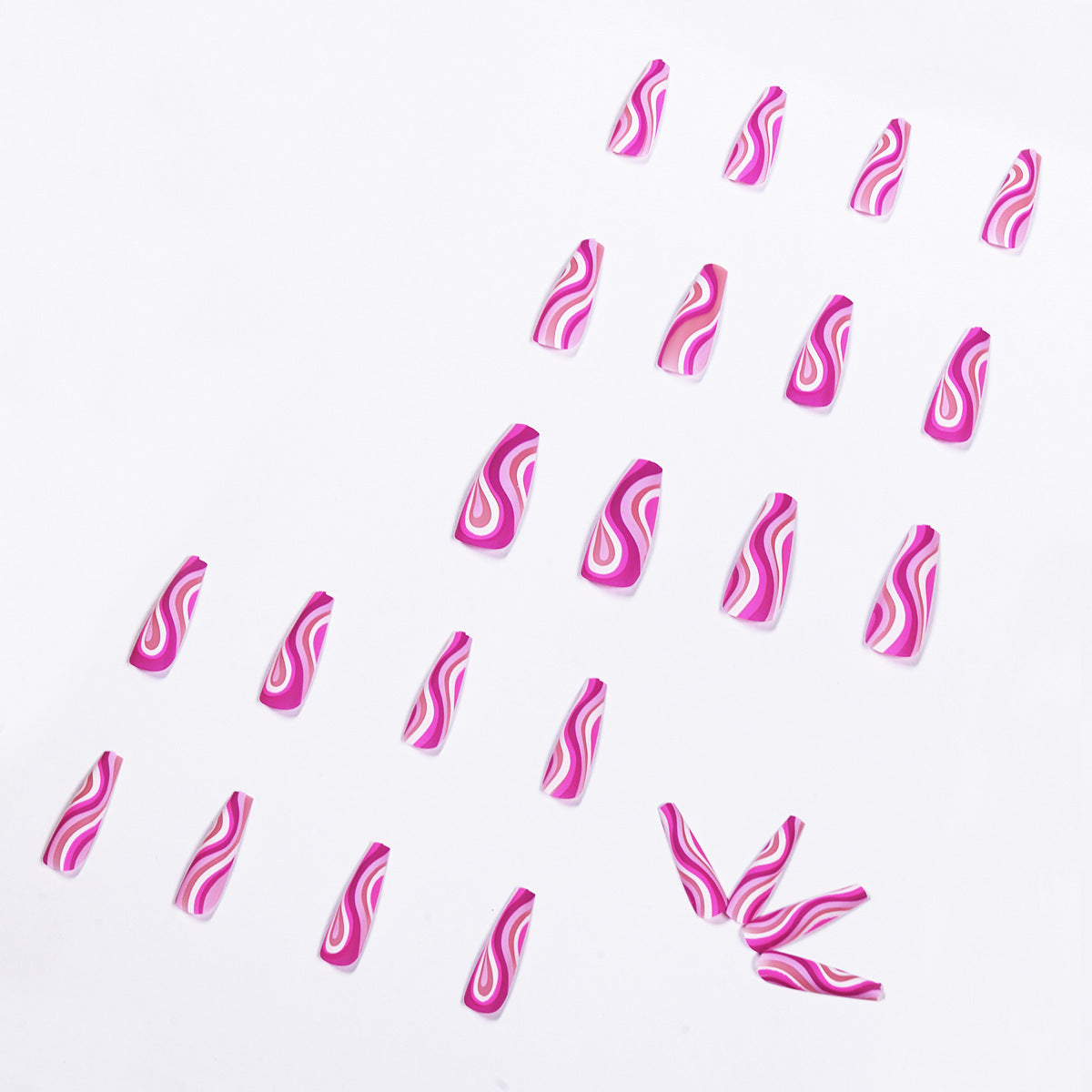 Reusable Artistic Press-On False Nails Set