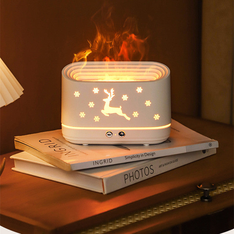 Elk Flame Humidifier Diffuser with Ambient Light