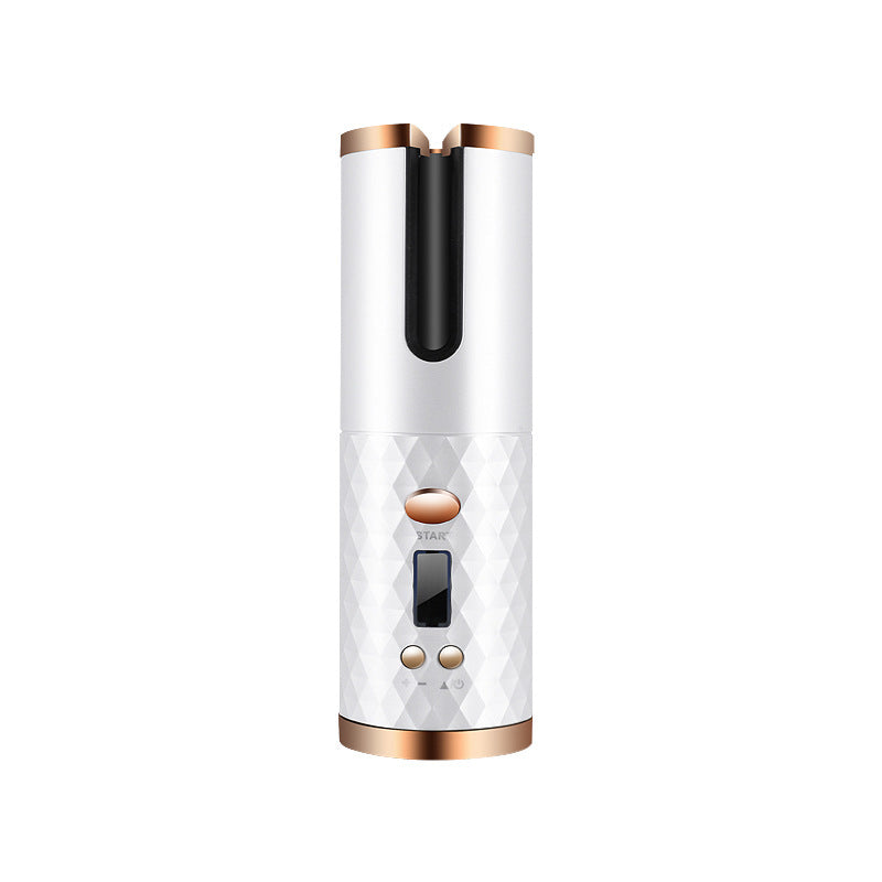 Rechargeable Automatic Rotating Hair Curler with LCD Display