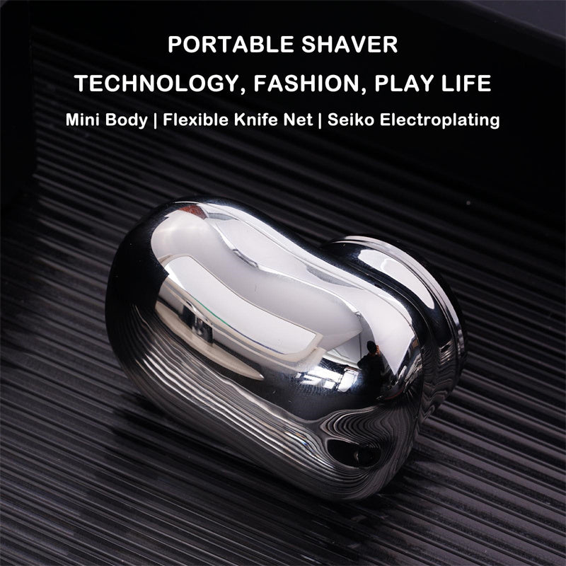 Mini Portable USB Rechargeable Face Shaver for Men