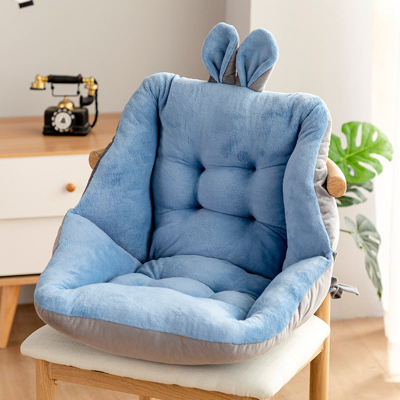 Ergonomic Seat Cushion with Integrated Backrest Support