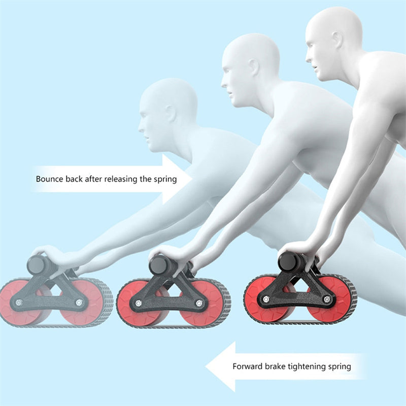 Automatic Rebound Ab Wheel Roller Trainer