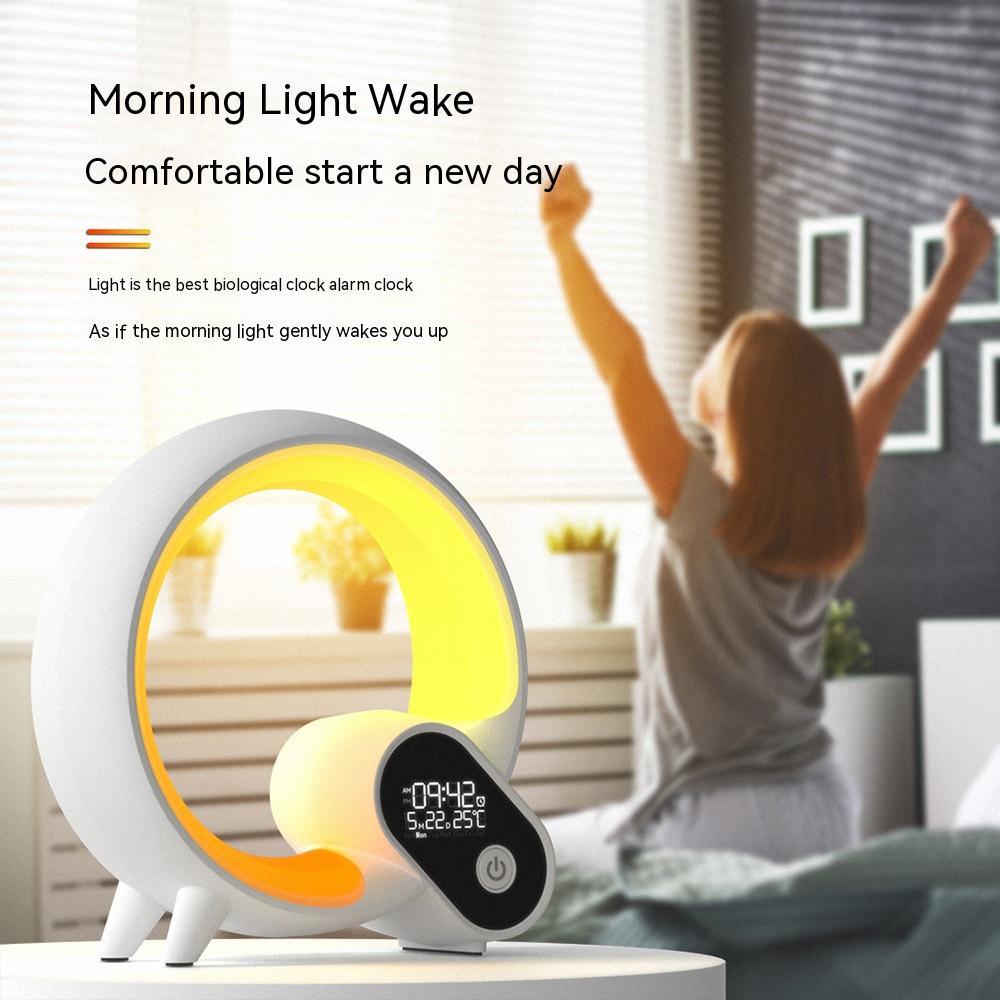 Sunrise Wake-Up Alarm Clock with Bluetooth Speaker