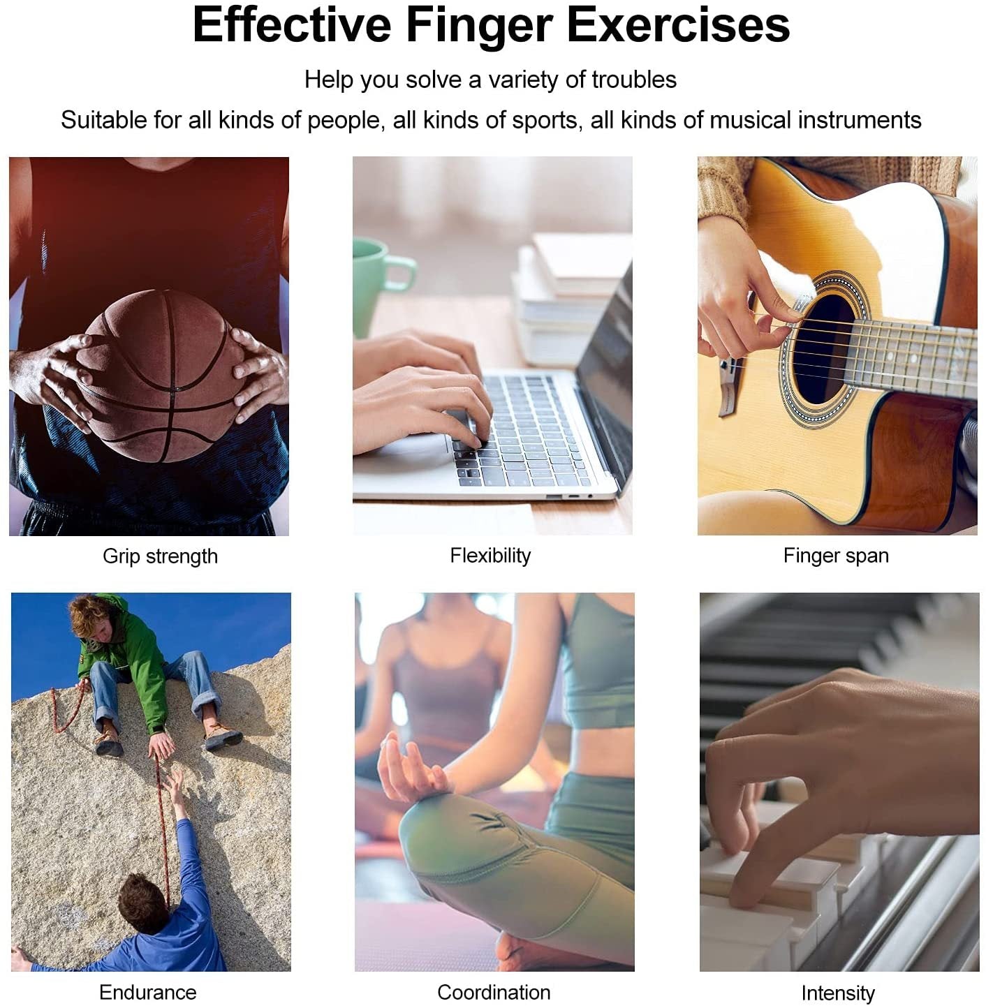 Silicone Finger Grip Strength Trainer