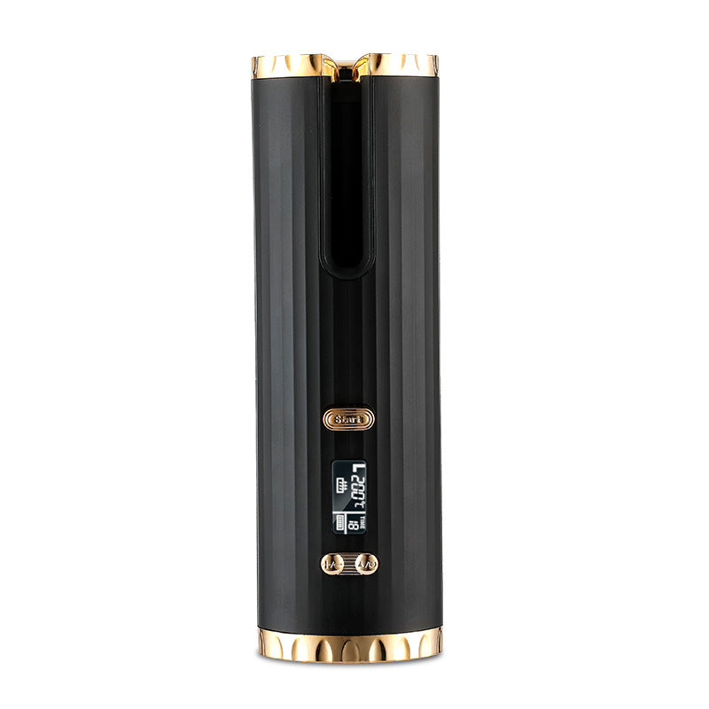 Rechargeable Automatic Rotating Hair Curler with LCD Display