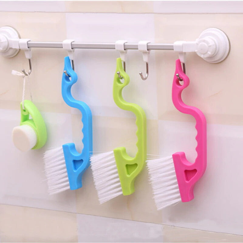 Hand-Held Groove Gap Cleaning Tool Goose Bird Window Track Kitchen Brush Scraper