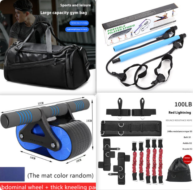 Automatic Rebound Ab Wheel Roller Trainer