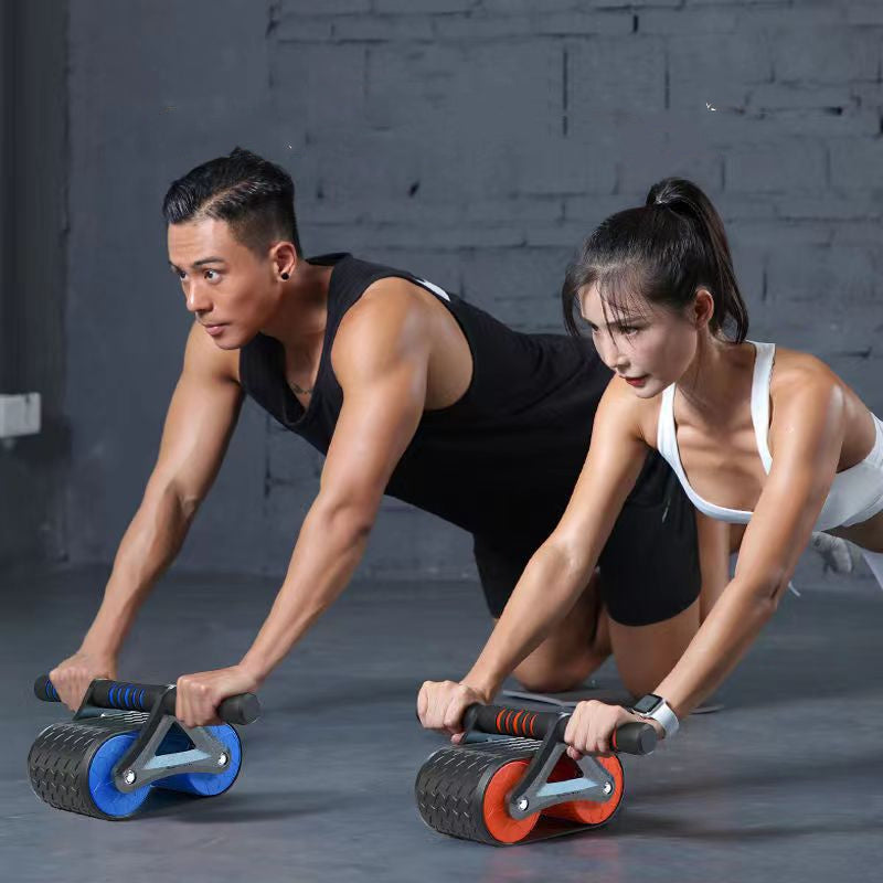 Automatic Rebound Ab Wheel Roller Trainer