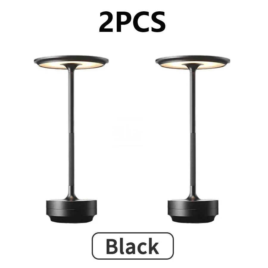 2PCS Rechargeable Wireless Table Lamp for Bedroom