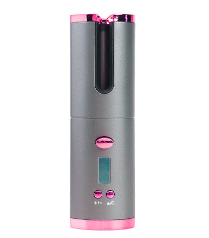 Rechargeable Automatic Rotating Hair Curler with LCD Display