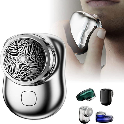 Mini Portable USB Rechargeable Face Shaver for Men