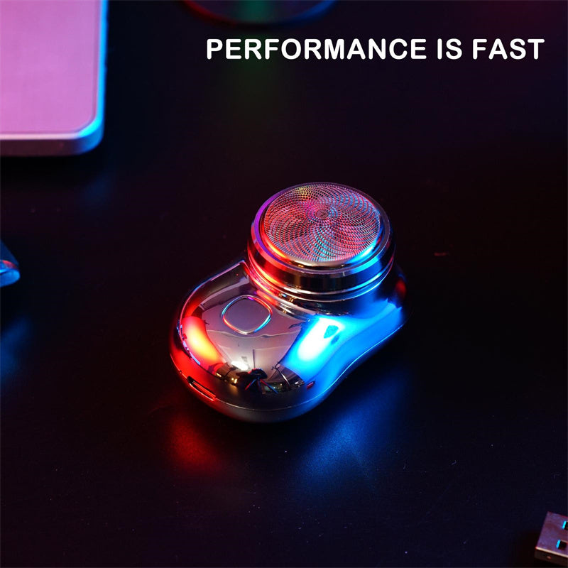 Mini Portable USB Rechargeable Face Shaver for Men