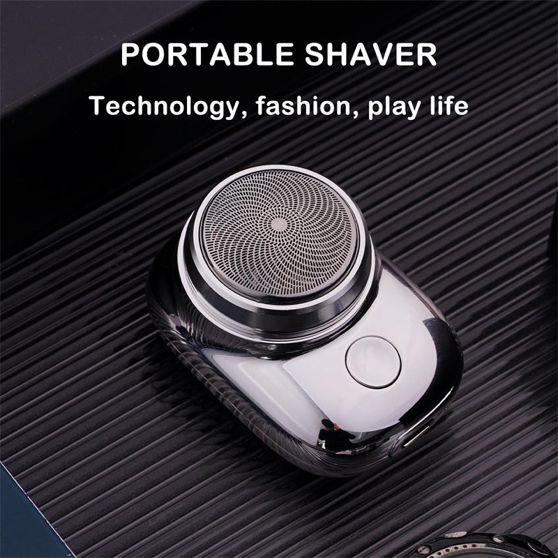 Mini Portable USB Rechargeable Face Shaver for Men