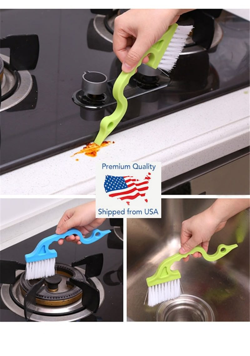 Hand-Held Groove Gap Cleaning Tool Goose Bird Window Track Kitchen Brush Scraper