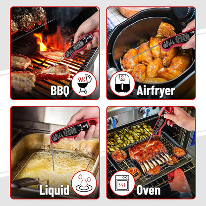 UNCO Meat Thermometer - Digital Instant Read, Waterproof for Cooking & Baking