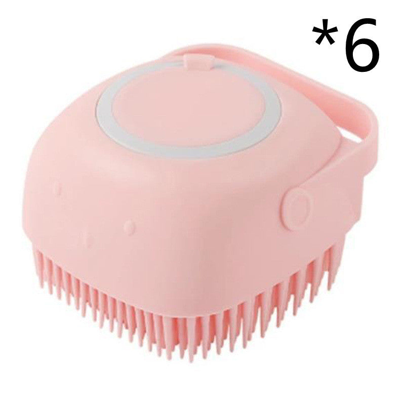 Silicone Pet Bath & Massage Grooming Gloves