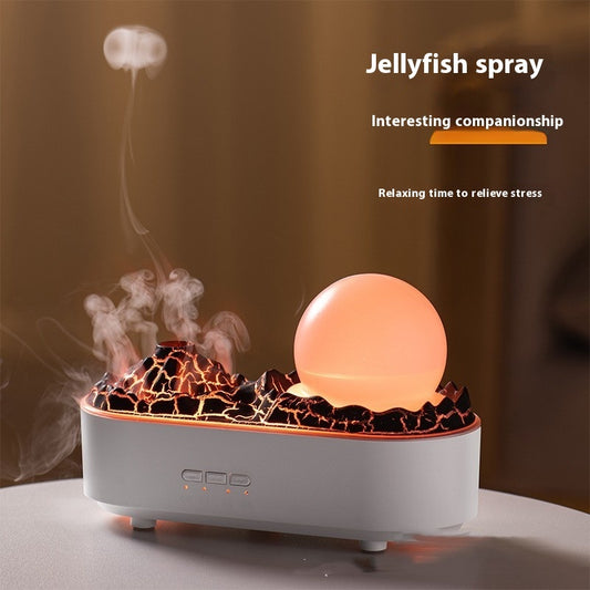 Volcano Mist Humidifier with LED Light