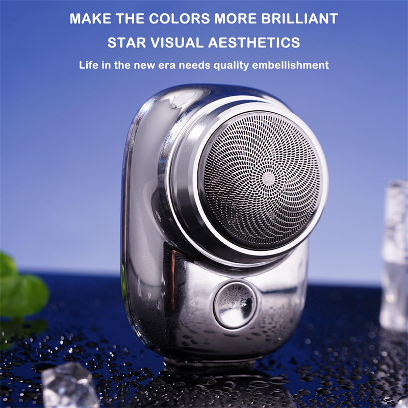 Mini Portable USB Rechargeable Face Shaver for Men