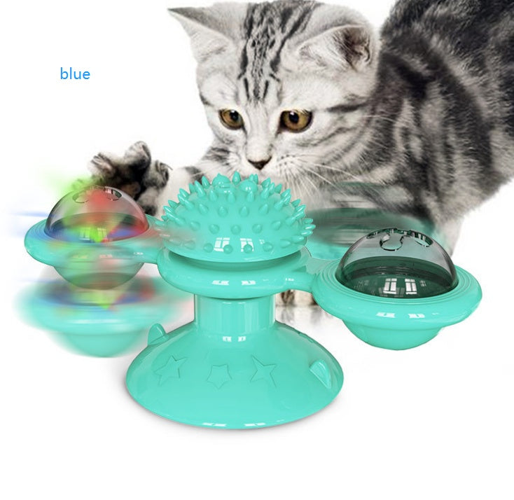 Multi-Function Cat Rotating Windmill Toy
