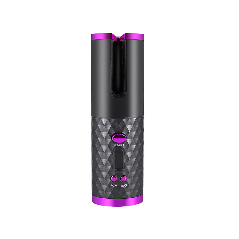 Rechargeable Automatic Rotating Hair Curler with LCD Display