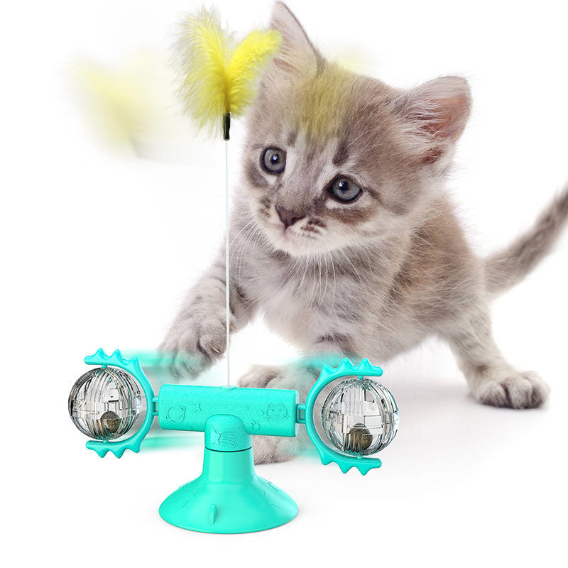 Multi-Function Cat Rotating Windmill Toy