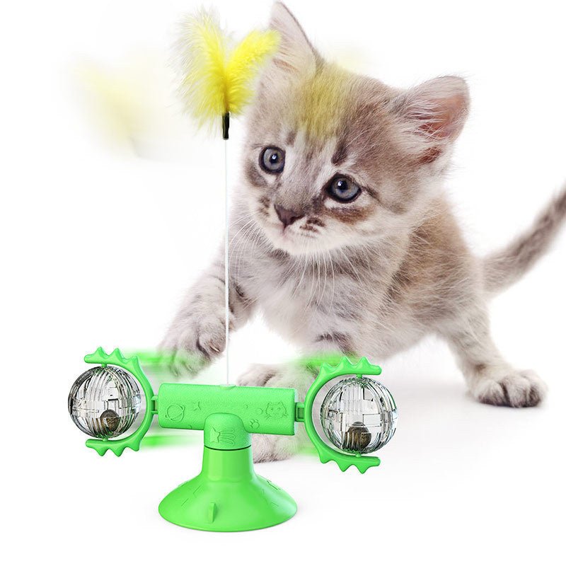 Multi-Function Cat Rotating Windmill Toy