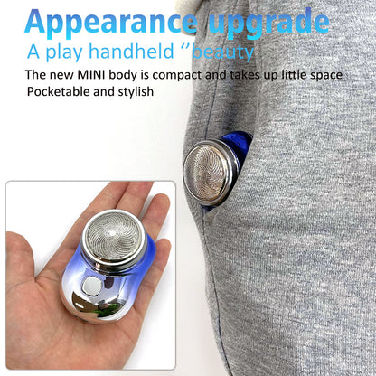 Mini Portable USB Rechargeable Face Shaver for Men