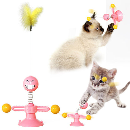 Multi-Function Cat Rotating Windmill Toy