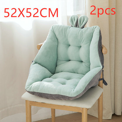 Ergonomic Seat Cushion with Integrated Backrest Support