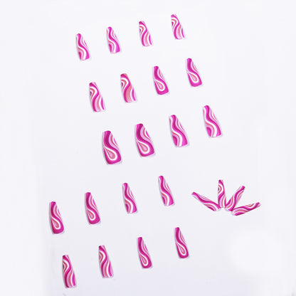 Reusable Artistic Press-On False Nails Set