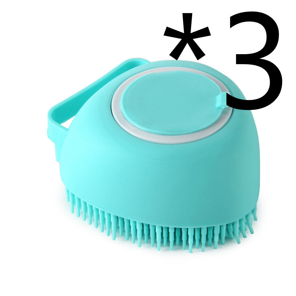 Silicone Pet Bath & Massage Grooming Gloves