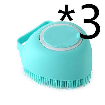Silicone Pet Bath & Massage Grooming Gloves
