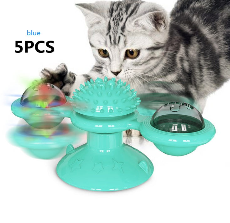 Multi-Function Cat Rotating Windmill Toy