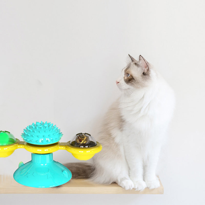 Multi-Function Cat Rotating Windmill Toy