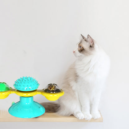 Multi-Function Cat Rotating Windmill Toy