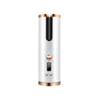 Rechargeable Automatic Rotating Hair Curler with LCD Display