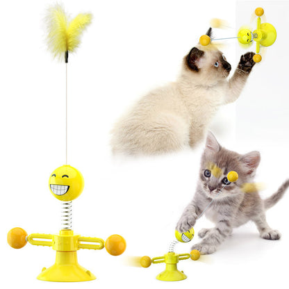 Multi-Function Cat Rotating Windmill Toy