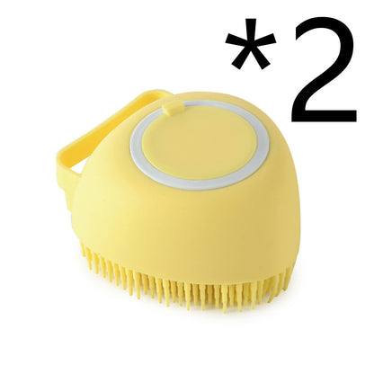 Silicone Pet Bath & Massage Grooming Gloves