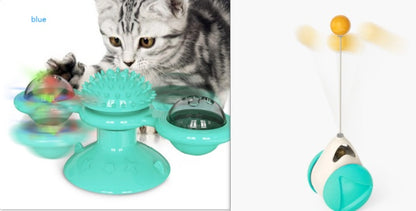 Multi-Function Cat Rotating Windmill Toy