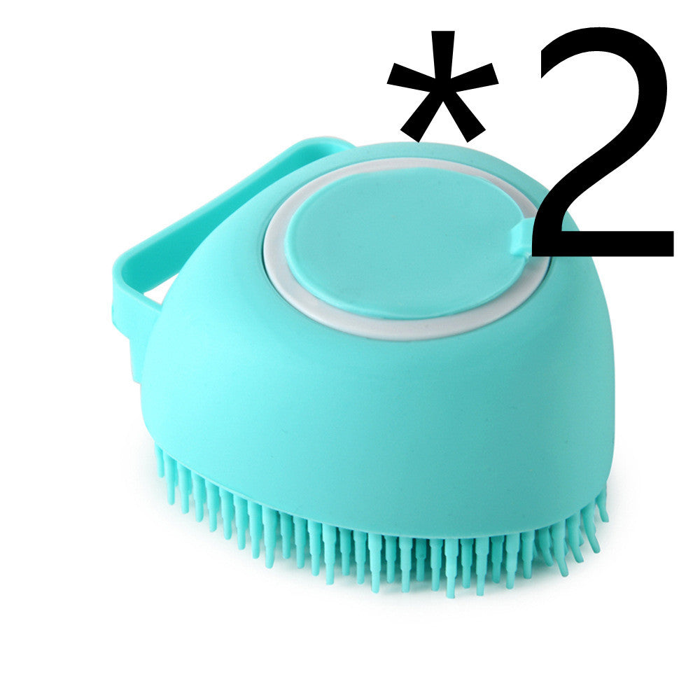 Silicone Pet Bath & Massage Grooming Gloves