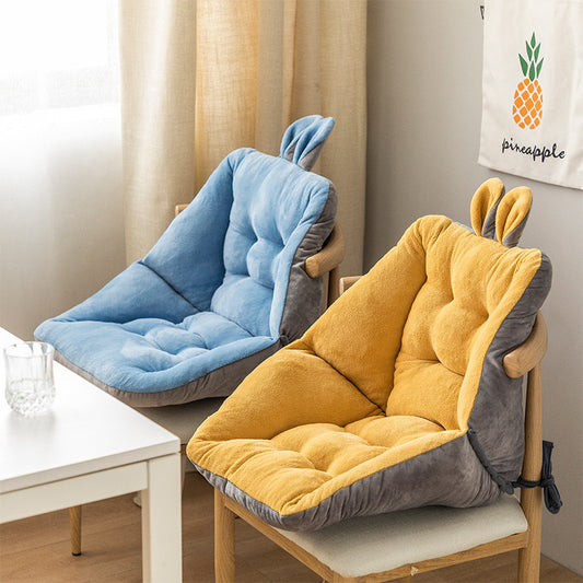Ergonomic Seat Cushion with Integrated Backrest Support