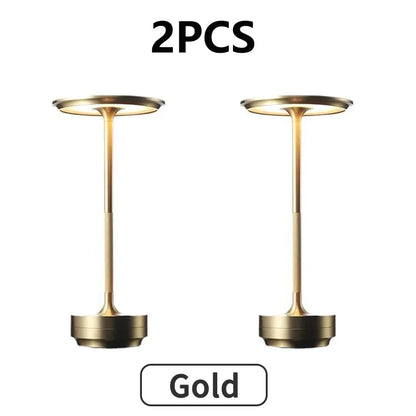 2PCS Rechargeable Wireless Table Lamp for Bedroom