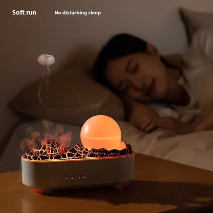 Volcano Mist Humidifier with LED Light