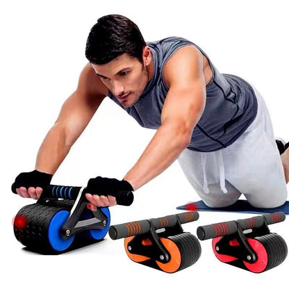 Automatic Rebound Ab Wheel Roller Trainer
